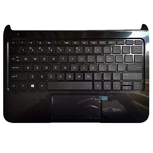 Clavier d'ordinateur portable HP Pavilion 10-F coque supérieure C noire de rechange avec trackpad