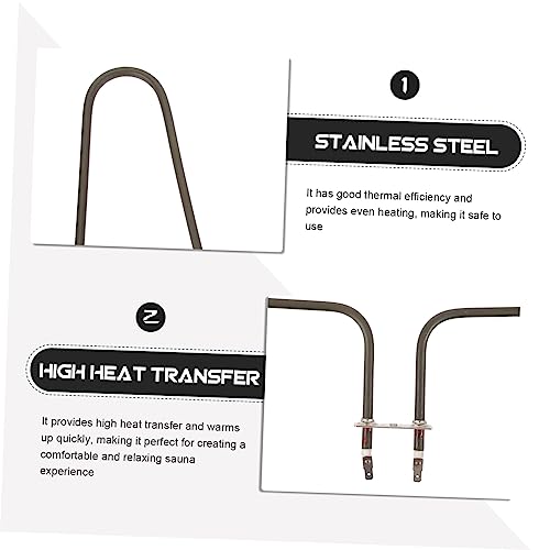 MUSISALY Saunaraumausrüstung Elektrisches Heizrohr Edelstahl Edelstahl-Heizkomponenten Für Geschäfte Professioneller Ersatz Von Heizelementen Ofenelement Spa-Heizung – Bild 4