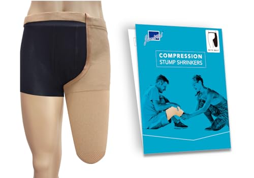 Image of Prosthetic Stump Shrinkers with Belt - Above Knee, 35cm, Compression, Amputee Socks, 20-30, Daily use, Taiwan Excellence L