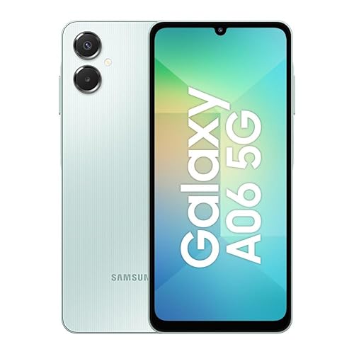 Samsung Galaxy A06 5G Light Green, 4GB RAM 64GB ROM with 6.7 inch...