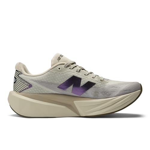New Balance New Balance Women's FuelCell Rebel V5 Running Shoe, Shipyard/Arid Stone/Woodland, 9 W