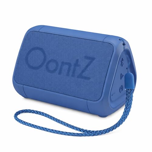 OontZ Solo Portable Bluetooth Speaker - Ultra Portable, 14 Hours of Playtime, 100ft Wireless Range, Waterproof, Budget-Friendly Speaker for Travel, Outdoor or Home, Great Gift (Blue)