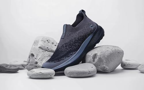 Image of Neeman's Blend Knit Slip-On Sneakers for Men | Stylish Casual Shoes with Padded EVA Insole | Breathable Lightweight Footwear | Everyday Sneaker for Boys