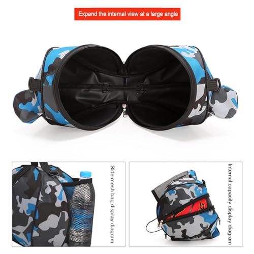 Bolsa de baloncesto elástica Oxford con cremallera lateral resistente 2