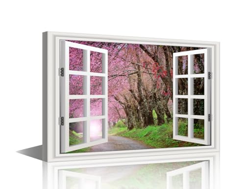 Lienzo decorativo de ventana falsa para dar luz a habitaciones sin ventanas
