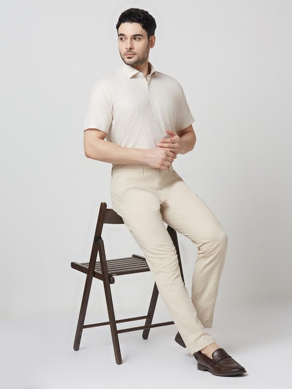 Image of Mark & Albert Men's Half Sleeves Regular Shirt