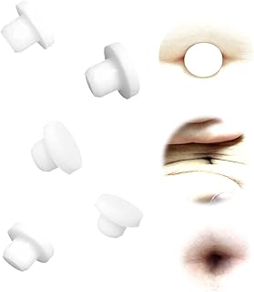 おへそシリコンプラグ 5個 異なるサイズ へそシェイパー 脂肪吸引と腹部タック手術用品に最適, シリコーン, シリコン。
