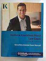 Kaplan Series 66 License Exam Manual 10th Edition and Class Notes Manual, Brand new 1475441525 Book Cover