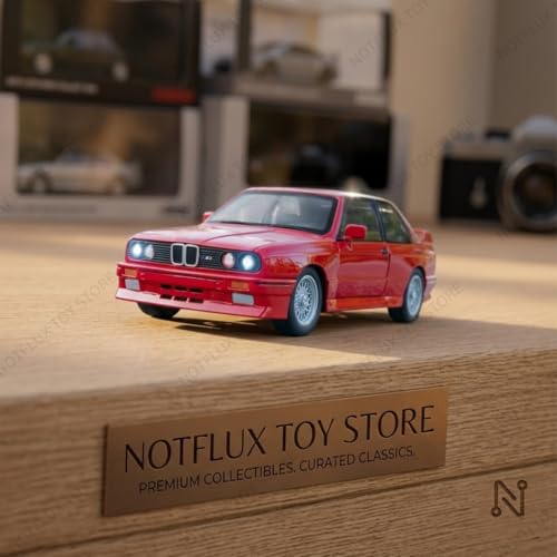 Image of 1:24 Scale BMW Retro M3 Model - Vintage Classic Sports Car Collectible, for Car Kids and Collector (Multicolor) (Pack of 1)