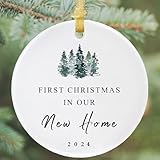 Photo Gallery eqkasio 1st christmas ornament our first christmas in new home 2023 ceramica rotondo stampa su entrambi i lati regalo di nozze coppia sposata decorazioni ricordo 7,6 cm Photo Gallery eqkasio 1st christmas ornament our first christmas in new home 2023 ceramica rotondo stampa su entrambi i lati regalo di nozze coppia sposata decorazioni ricordo 7,6 cm