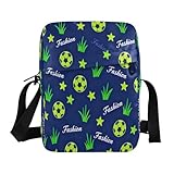 decor gift crossbody messenger bag Fashion Football Navy Blue shoulder bag crossbody Adjustable Strap for work work bandolera para mujer