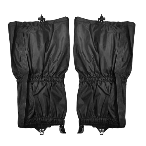 Polainas para senderismo - Impermeables para senderismo, trail running | Diseño a prueba de nieve | Ajuste ajustable | Polainas transpirables con cremallera con correa para el pie - Polainas