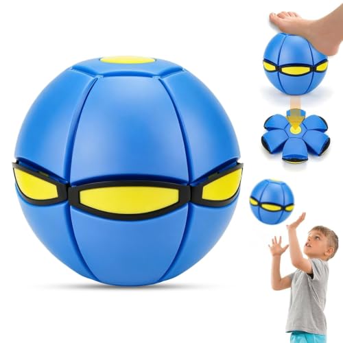 Jognee Hüpfball für Kinder, 2026 Neuer Metaball Bouncing Ball, Magischer Fliegender Ball für Kinder, Dual-Form frei umschaltbar mit 6 Lichtern für Eltern-Kind-Spiele