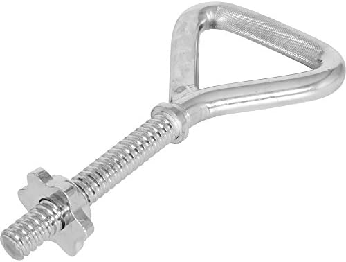 GORILLA SPORTS® Kettlebell Handle - Adjustable, for 30mm Weight Plates, Max. Load 50kg, incl. Star Collar, Chrome - Kettlebell Grip, Gym Weights, Strength Training, Fitness, Workout