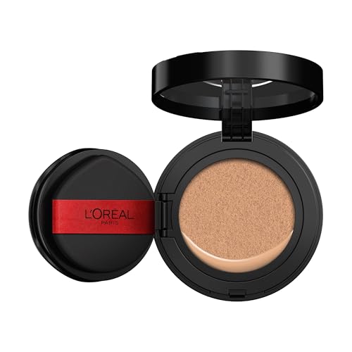 L'Oréal Paris - Fond de Teint Cushion 24H Air Wear - Couvrance Modulable Indétectable - Sans Transfert - Tous Types de Peau - Teinte : 260
