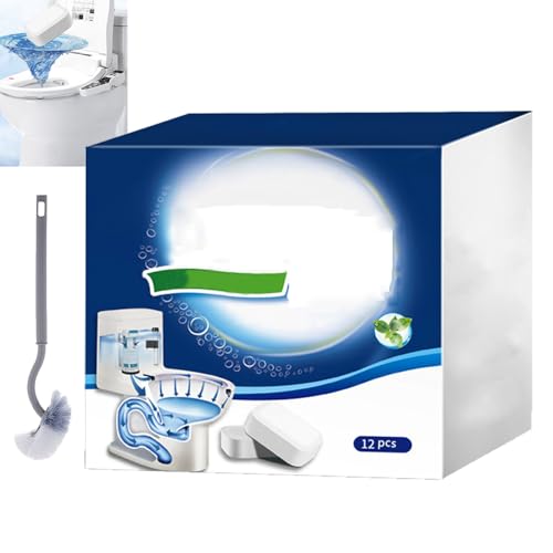 KOAHDE Limpiar Automáticamente las Pastillas de Baño,Limpiador de Inodoro Tabletas,Pastillas para...