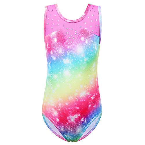 Gymnastics Leotards for Girls Sparkle One-Piece Activewear Ballet Dance Athletic Leotards2