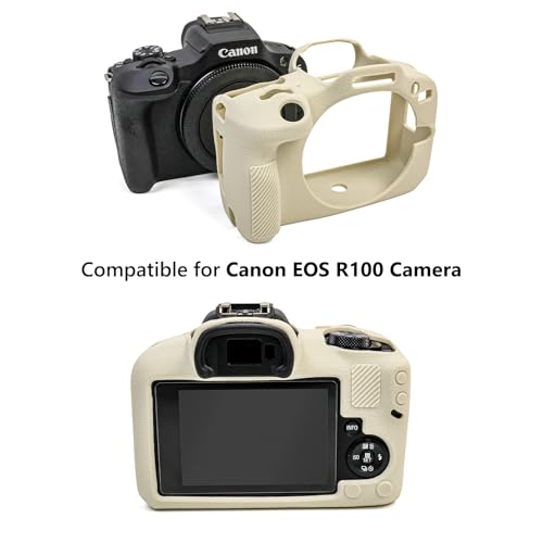 Funda de silicona MUZIRI KINOKOO para cámara Canon EOS R100 miniatura 2