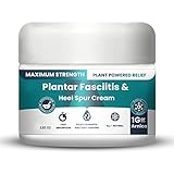 M PAIN MANAGEMENT TECHNOLOGIES Plantar Fasciitis And Heel Spur Cream By PMT - Cream For Foot Relief. High Concentration of Arnica; Vitamin B6, MSM, Glucosamine - To Soothe and Relieve - 2.82 OZ