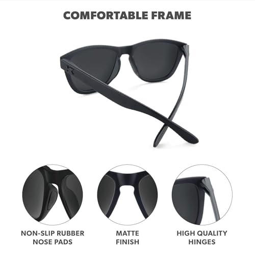 Image of Knockaround Square Polarized Sunglasses for Men & Women - UV400 Protection
