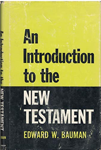 AN INTRODUCTION TO THE NEW TESTAMENT Signed B000V5VKOE Book Cover