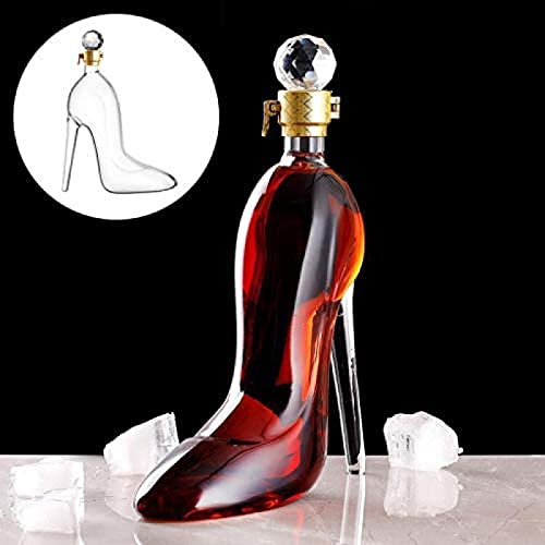350 ml hoge hakken vorm decanter luxueuze kristal rode wijn brandewijn champagne glazen decanter fles, helder, 18x8x27.5cm - Image 4