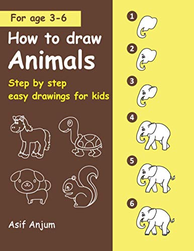 How to draw animals: Step by step easy drawing