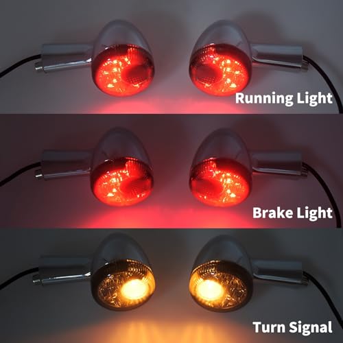 Clignotant arrière LED moto remplacez votre feu stop de Sportster 48