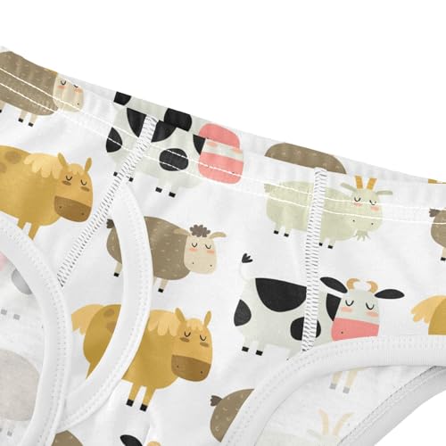 Ollabaky Cute Boys' Underwear 100% Cotton Boys Briefs Soft Toddler Underwear4