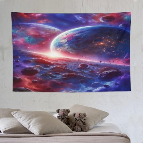 Tapisserie murale ciel étoilé pour une chambre parentale cocooning