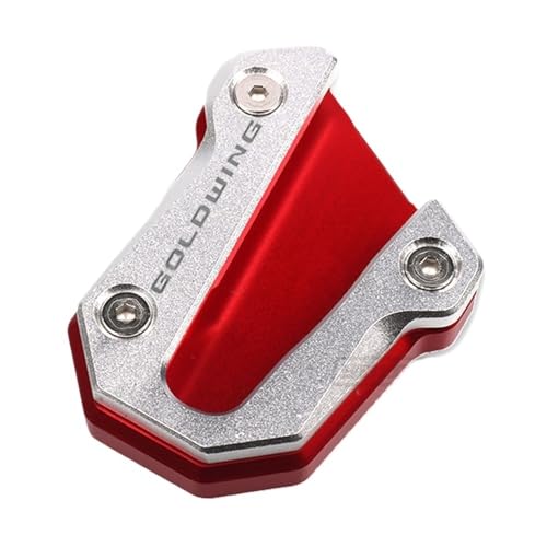 Extension de béquille pour GL1800 Goldwing plaque de support moto CNC rouge