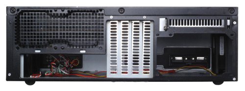 Gabinete para PC Silverstone Technology GD04B-3.0-USA Micro-ATX en Negro, con panel frontal de aluminio y puertos USB 3.0 frontales miniatura 3