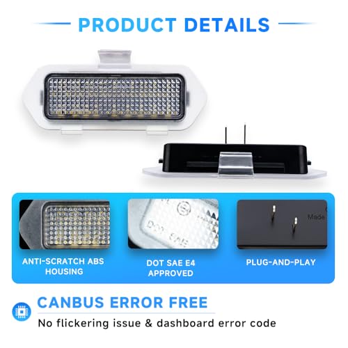 Lámparas LED para espejos 2003-2006 Chevy Silverado y GMC Sierra miniatura 3