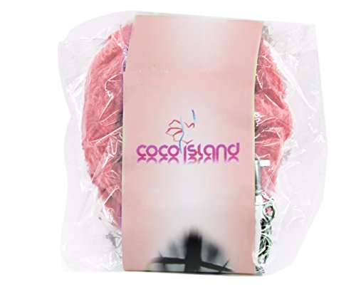 Bear boys Island Fur BDSM SM Bondage Sexy Restraints Fuzzy Furry Cuffs Working Soft Metal Handcuffs (Pink)