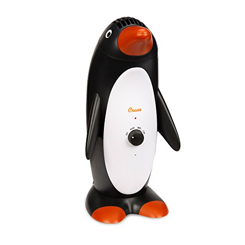 Crane Adorable Penguin Air Purifier with True HEPA Filter EE-5065, Germicidal UV Light