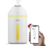🎀★Cronometraje y Ultra Silencioso★🎀: La tecnología de ultrasonido PureMist funciona a menos de 20 decibeles, lo suficientemente silenciosa para permitir que su bebé duerma, y sin interrumpir su trabajo y estudio. Puede encender y apagar el humidificador inteligente en cualquier momento.