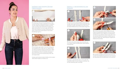 Einfach wow nähen: Feminine Kleidung für jeden Anlass mit @thisiskachi: Stylische Mode aus Baumwollstoffen, Leinen, Satin und mehr – Mit 6 Schnittmusterbogen | in den Größen 34–44