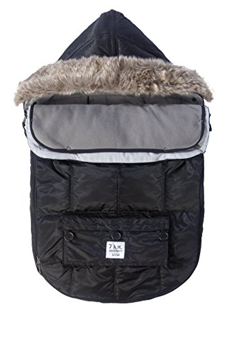 7 A.M. Enfant Le Sac Igloo (Black, Medium)