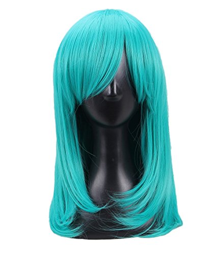 SpeedBeauty Women's Long Straight Royal Blue Cosplay Wig