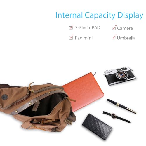 Bolsa de pecho unisex FANDARE de lona premium, el complemento duradero para el deporte diario 5
