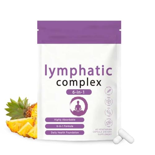 Umizze Lymphatic Complex 6-in-1 Capsules with Burdock Dandelion & Kelp Supports Digestion & Skin Vitality Vegan Non-GMO Gluten-Free 90 Veggie Caps