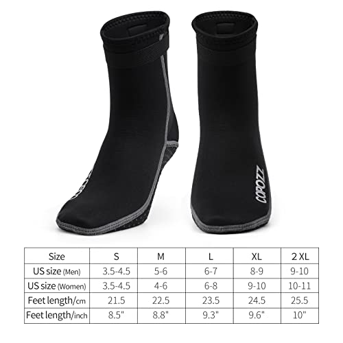 Copozz Diving Socks 3Mm Neoprene Beach Water Socks-Anti Slip For Snorkel Swim Youth Men Women #TOP1