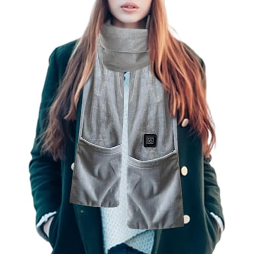 Bufanda térmica eléctrica USB con temperatura ajustable lavable cuello invierno