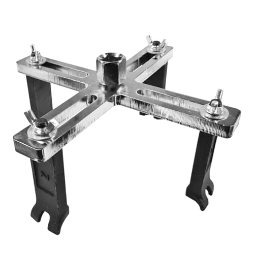 LAINLOY Fuel Pump Removal Tool, Universal Carbon Steel Fuel Tank Lid Cover Remove Spanner, Fuel Pump Lock Ring Tool, 3/8