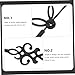 Holibanna 10Sets DIY Clock Hands Replacement Kit Mute Clock Hands for Wall Clock Repair Modern Design Clock Repair Tools Easy to Install Clock Movement Parts