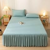 TISSUS DOUX ET CONFORTABLES: Extrêmement doux, soyeux et agréable au toucher; Qualité hôtelière pour un confort durable. Le drap de lit est extrêmement respirant et léger.