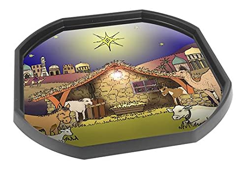 Modern Christmas Nativity Vinyl Tuff Tray Insert - 60 x 60 cm - Ideal for Mini Tuff Spot Tuff Tray - Tuff Tray NOT Included
