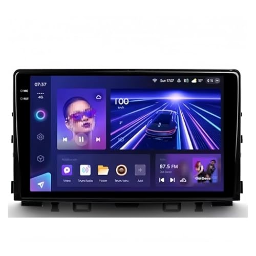 ���C�����X carPlay �A���h���C�h�����\�� �p��Kia �p��RIO YB KX �p��Cross�p 2016-2020 �J�[���W�I �}���`���f�B�A �r�f�I�v���[���[ �i�r�Q�[�V���� �X�e���I GPS Android 10(RIOYB 1D 2K 64G