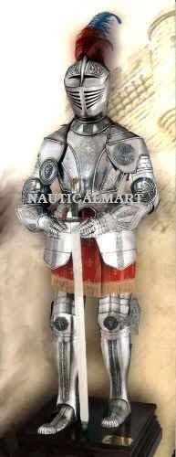 NauticalMart Spanish Etched Full Suit of Armor 16th Century Body Armour