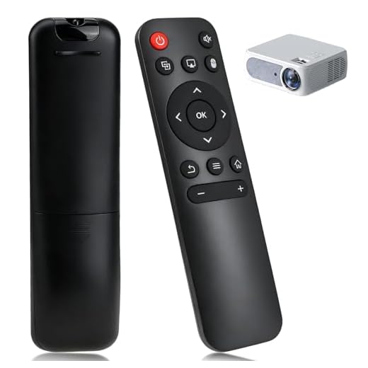 Amztour Control Remoto Original para Proyector HY320Mini HY320 HY300 Pro HY300 Portátil Android con Alcance 10m y Botones Intuitivos Control Remoto Inteligente Infrarrojo